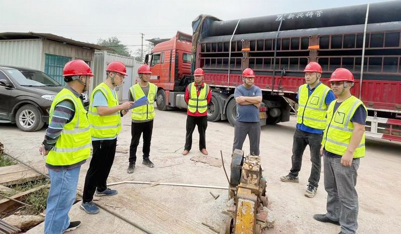 小井溝支渠項(xiàng)目部開展國慶節(jié)前安全大檢查活動