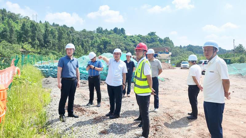 抓好防汛重點(diǎn)，筑牢安全防線——集團(tuán)副總經(jīng)理鄭祖杰率隊(duì)赴施工一線檢查汛期安全生產(chǎn)工作