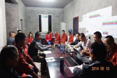 遂寧市市城區(qū)應(yīng)急備用水源項目部召開職工大會